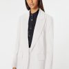 Abbigliamento Carla G | Blazer Boyfriend Destrutturato In Gabardina Crepe Elasticizzata