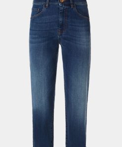 Abbigliamento Carla G | Jeans Boyfriend In Blu Denim