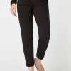 Abbigliamento Carla G | Pantaloni Joggers In Felpa Con Tasca Marsupio Nero