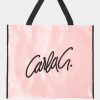 Borse Carla G | Borsa Tote In Raso Con Ricamo Carla G Rosa