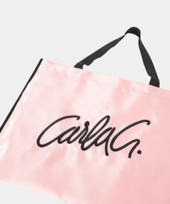 Borse Carla G | Borsa Tote In Raso Con Ricamo Carla G Rosa