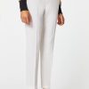 Abbigliamento Carla G | Pantalone Tailored In Gabardina Crepe Elasticizzata