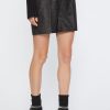 Abbigliamento Carla G | Shorts In Flanella Lurex Elasticizzato Nero