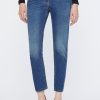 Abbigliamento Carla G | Jeans Slim Fit In Tessuto Elasticizzato Con Lavaggio Medio Denim