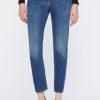 Abbigliamento Carla G | Jeans Slim Fit In Tessuto Elasticizzato Con Lavaggio Medio Denim